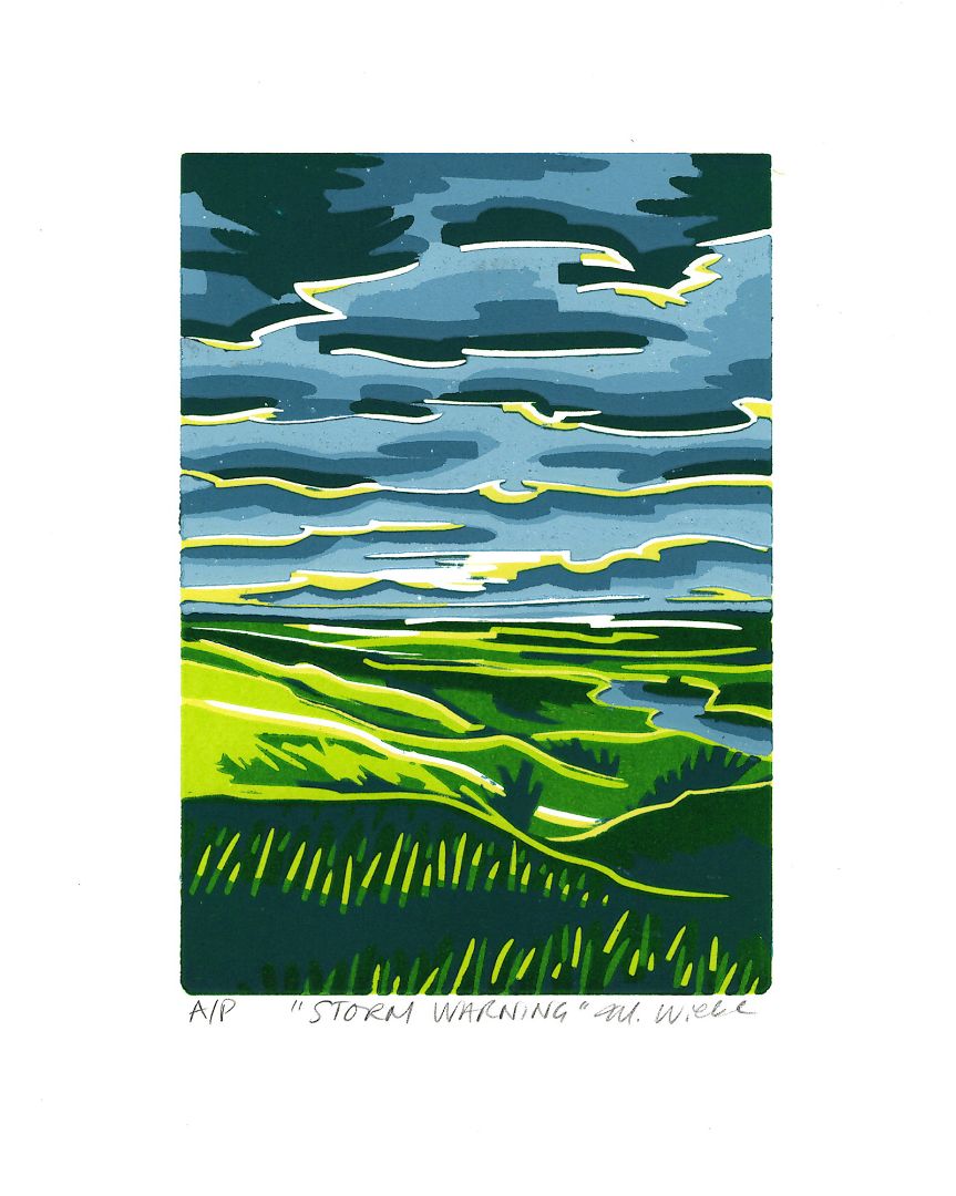 Michelle Wiebe - Storm Warning, Textile