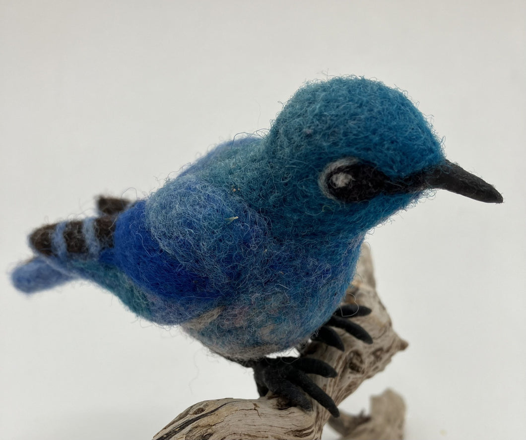 Amanda Rose Tanner - Felted Blue Bird