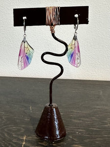 Valerie Unruh - Acrylic Dragon Wing Earrings Multi ADWE Short