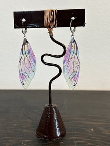 Valerie Unruh - Acrylic Dragon Wing Earrings Multi ADWE Long
