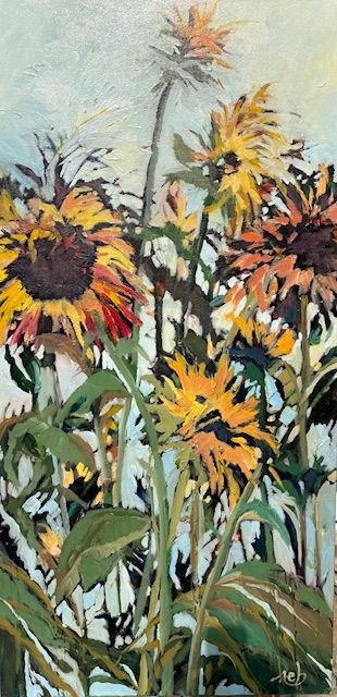 Norma Barsness - Sunflowers in the Garden