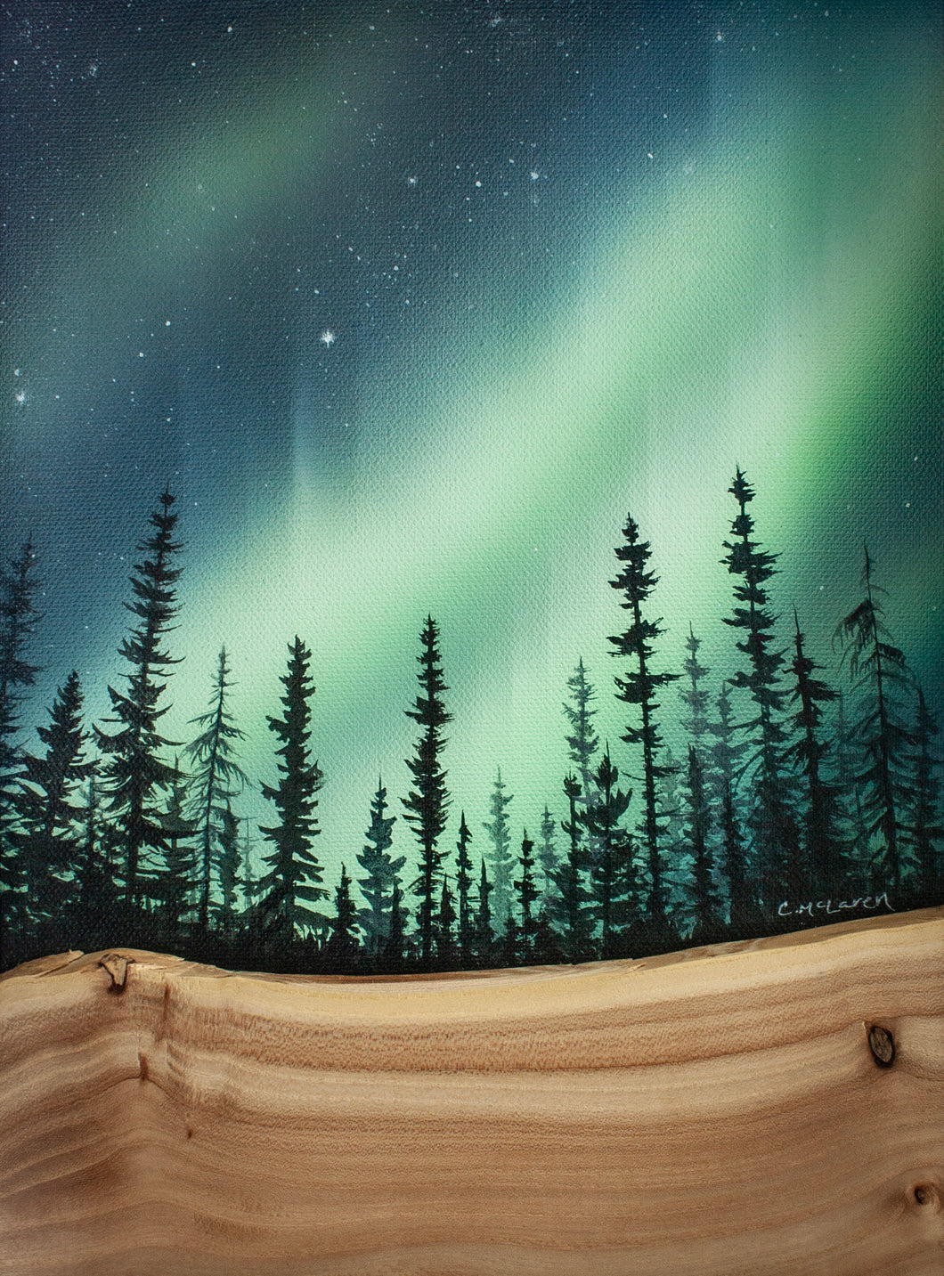 Cynthia McLaren - Aurora Treeline