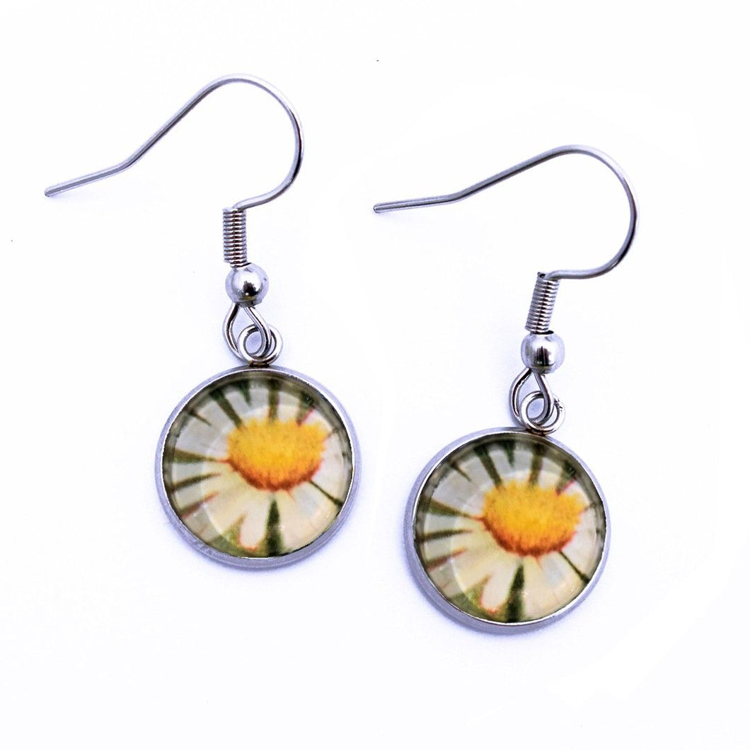 Kathy Lycka - Earrings Circle Daisy