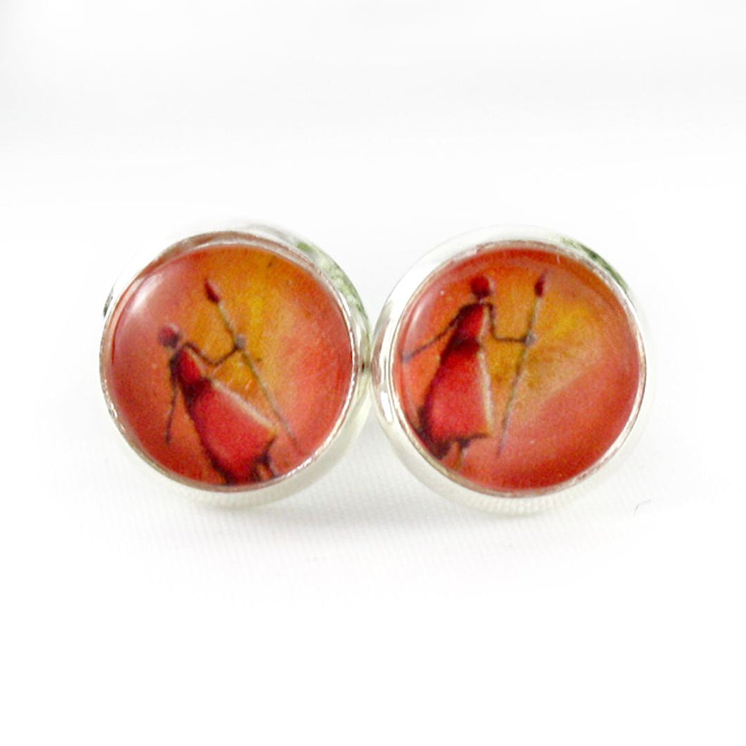 Kathy Lycka - Earrings Stud Female Warrior