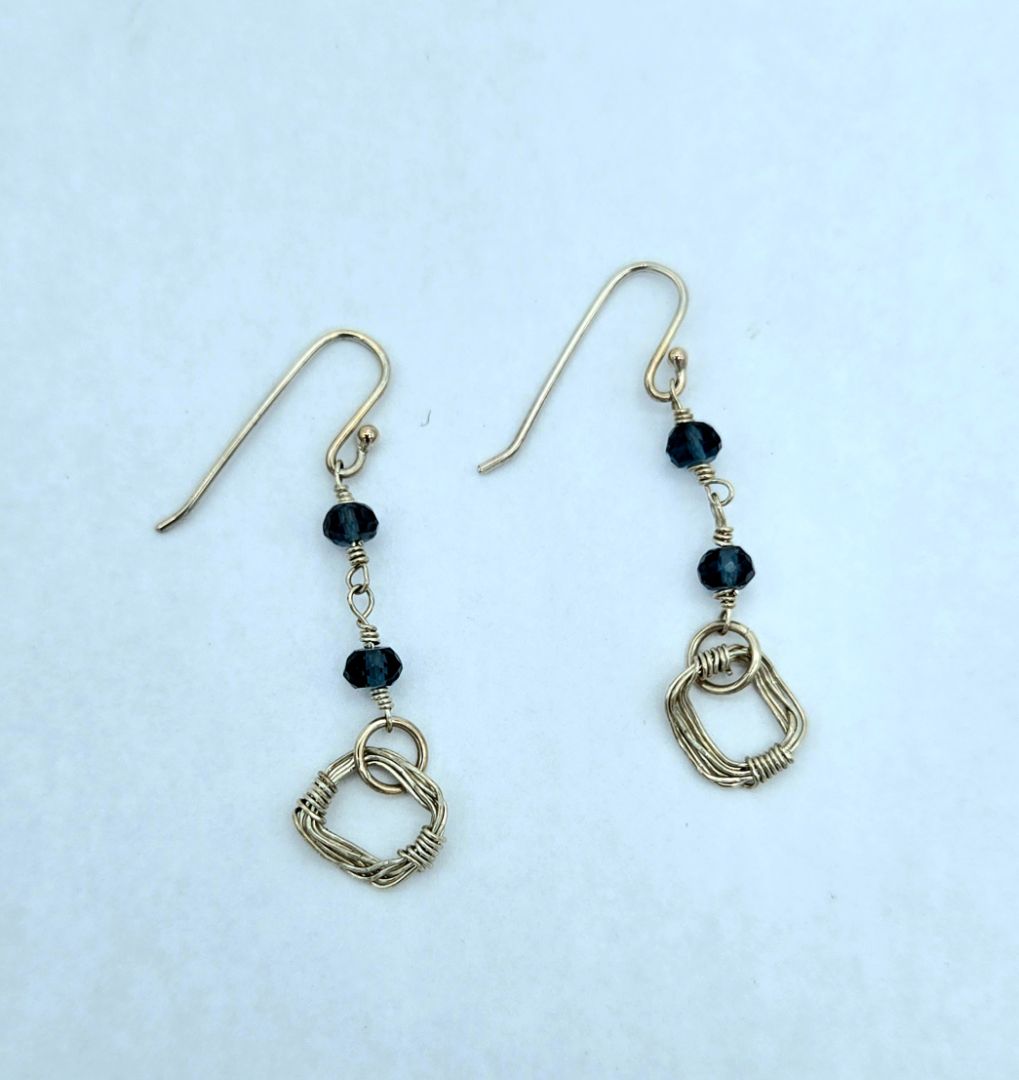 Sheila Fendall - Wire Wrapped Earrings