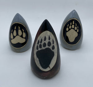 Janet Grabner - Ceramic Bear Paw Rattles