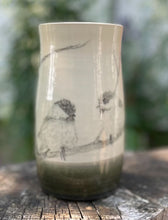 Load image into Gallery viewer, Elan Muir - Vase Chickadees
