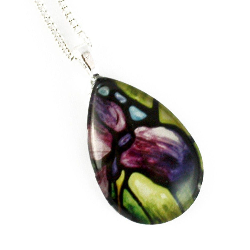 Kathy Lycka - Necklace Teardrop Iris