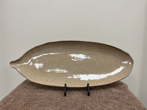 Jessica Broz - Leaf Serving Platter #2442