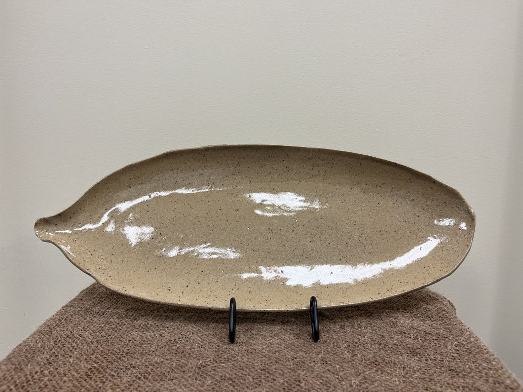 Jessica Broz - Leaf Serving Platter #2442