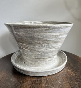 Jessica Broz - Swirling Sand Plant Pot #2376