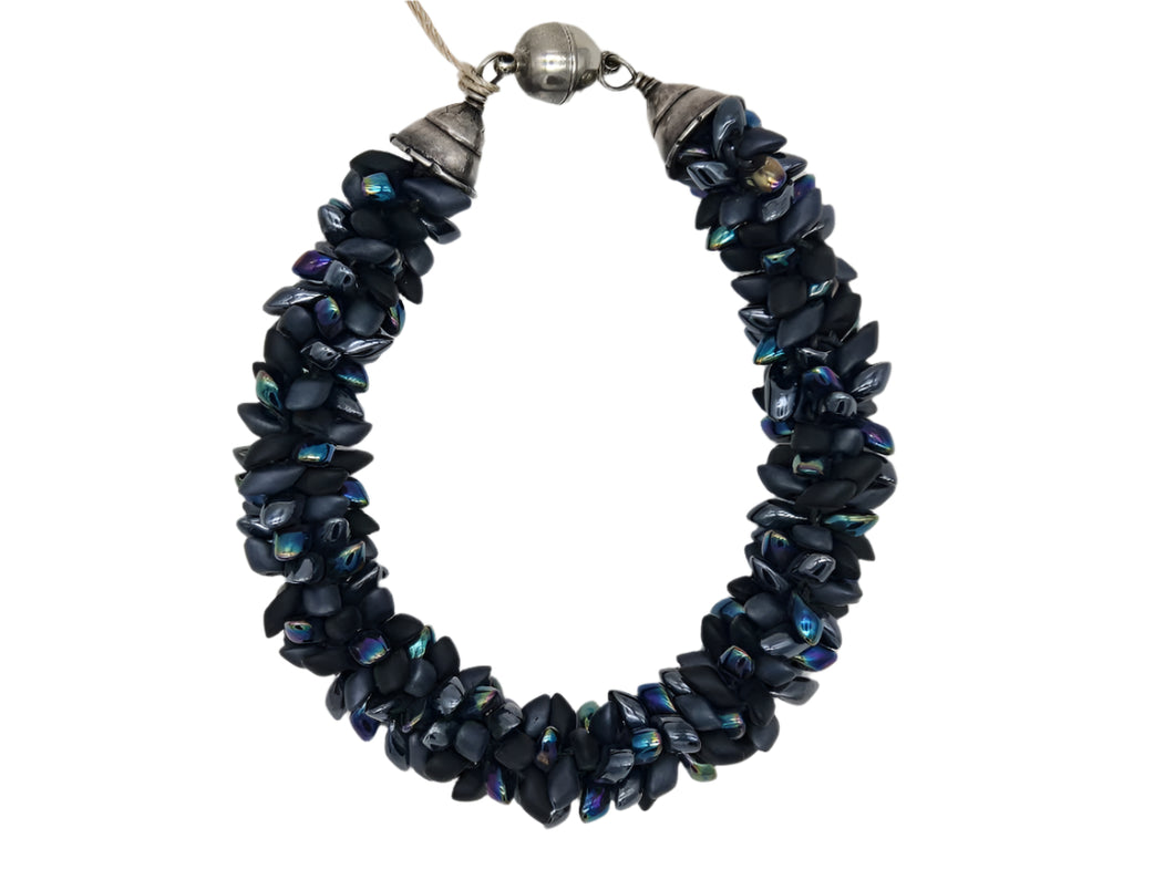 Jolanta - #32 SS Glass Bead Bracelet 0523