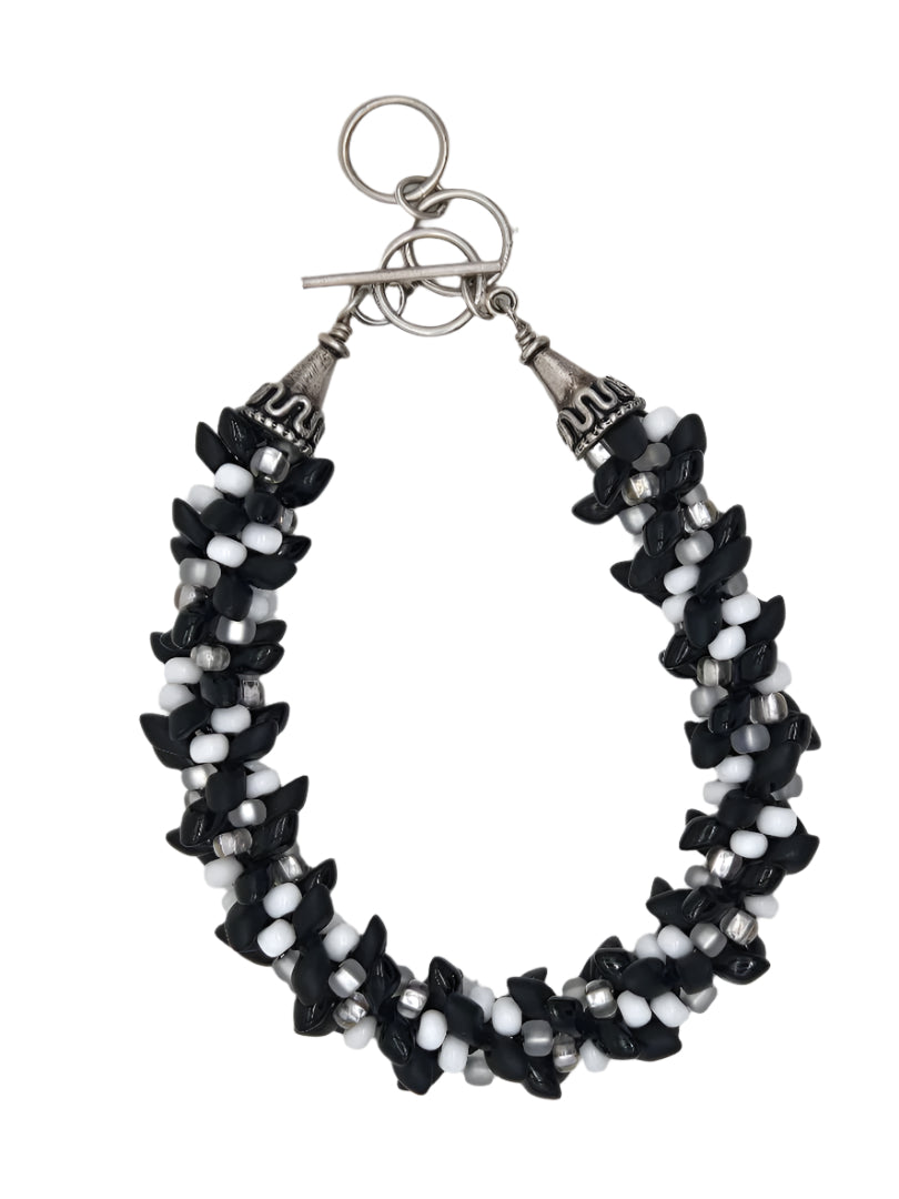 Jolanta #31 SS Glass Bead Bracelets 0523