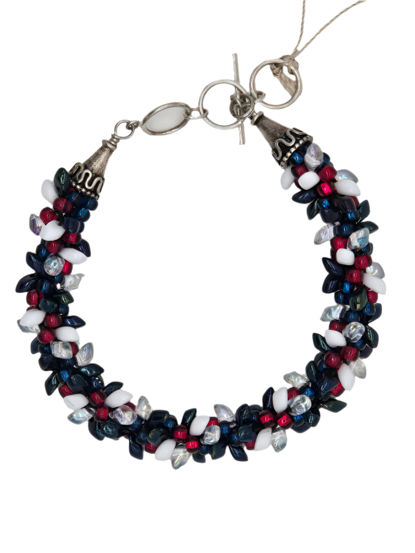 Jolanta - #31 SS Glass Bead Bracelets 0523