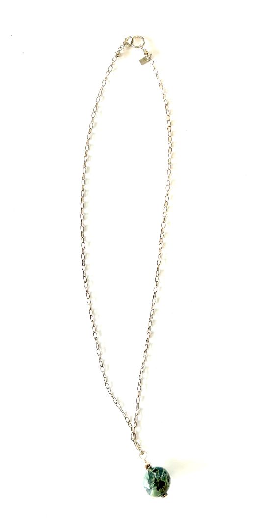 Jolanta - 16. Sterling and Jasper Necklace 0624
