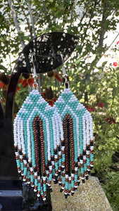 Karen Risbey - Teal 3 Dimond Fringe METK53