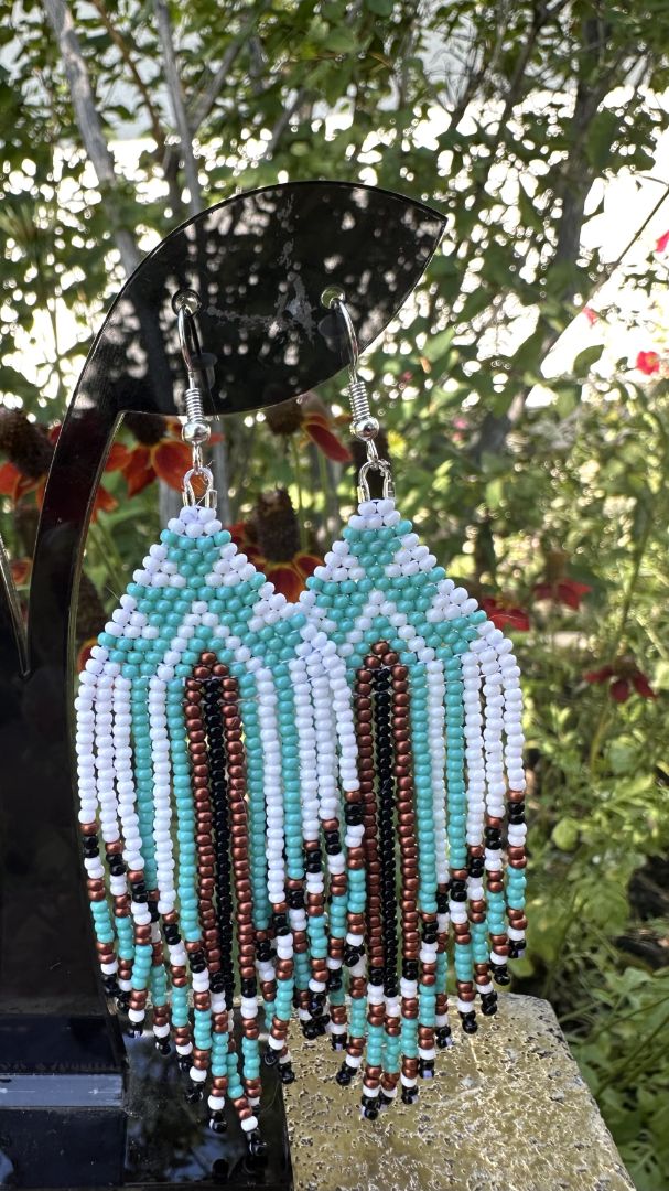 Karen Risbey - Teal 3 Dimond Fringe METK53