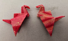 Load image into Gallery viewer, Susan Kristoferson - Paper Crane Earrings
