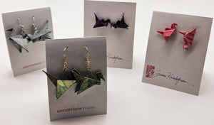 Susan Kristoferson - Paper Crane Earrings