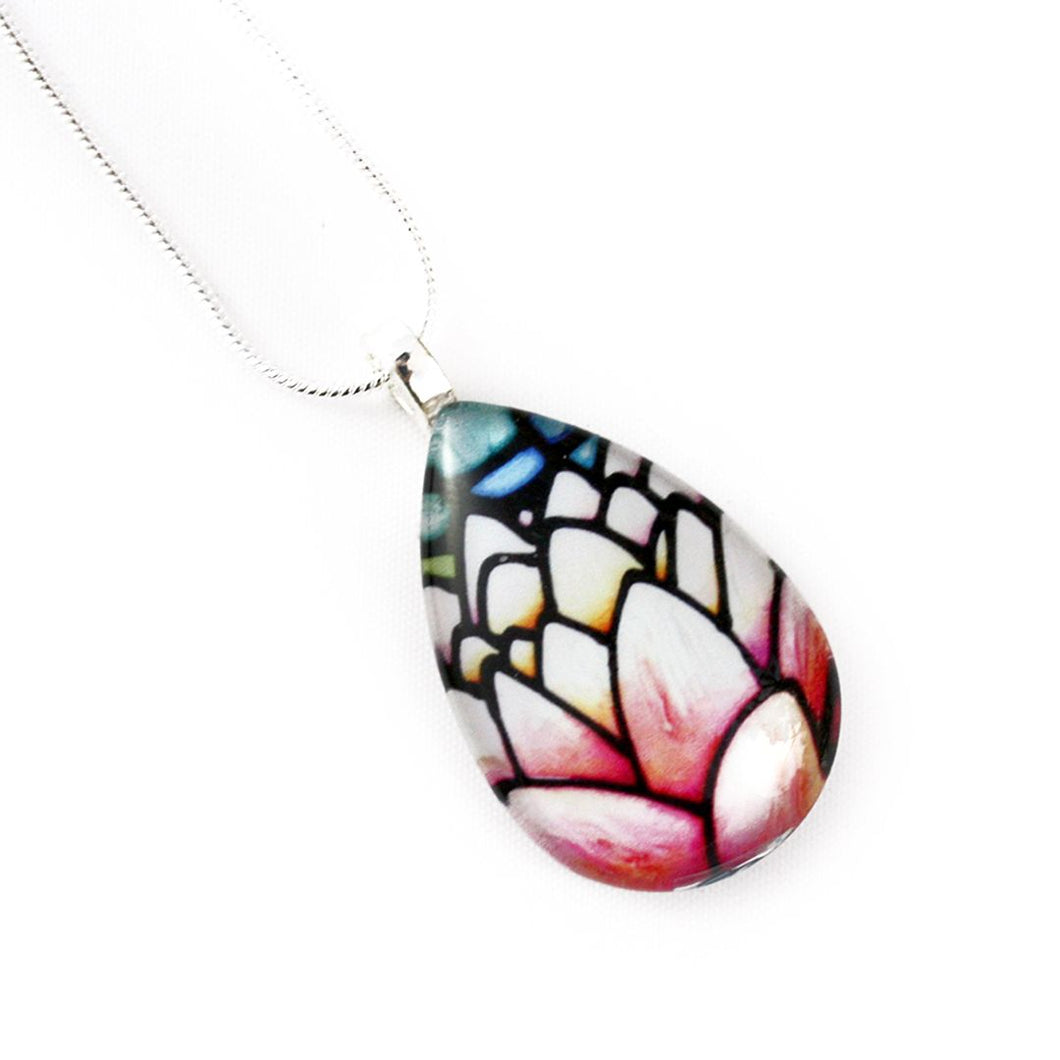 Kathy Lycka - Necklace Teardrop Lotus