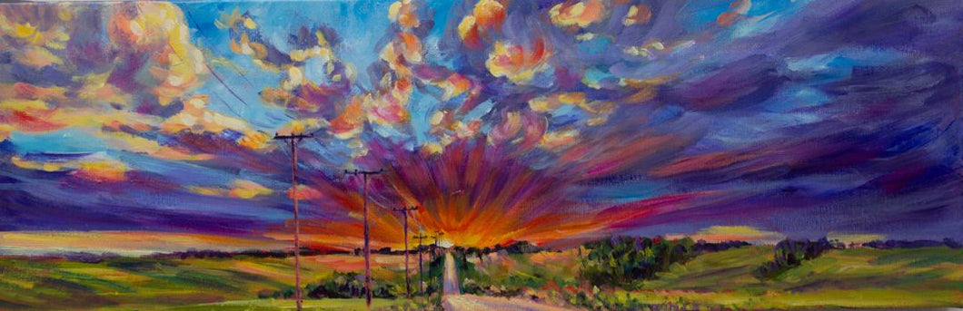 Melanie Morstad - Prairie Sunset Takes Me Home