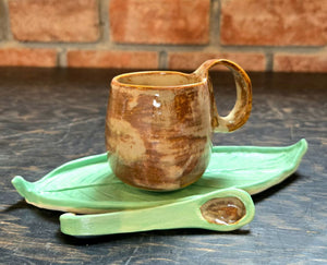 Sowgand Nabipour - Espresso with Leaf (three pieces)
