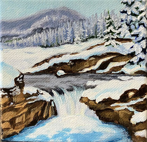 Deb Nicolaisen - Elbow Falls,  4 x 4