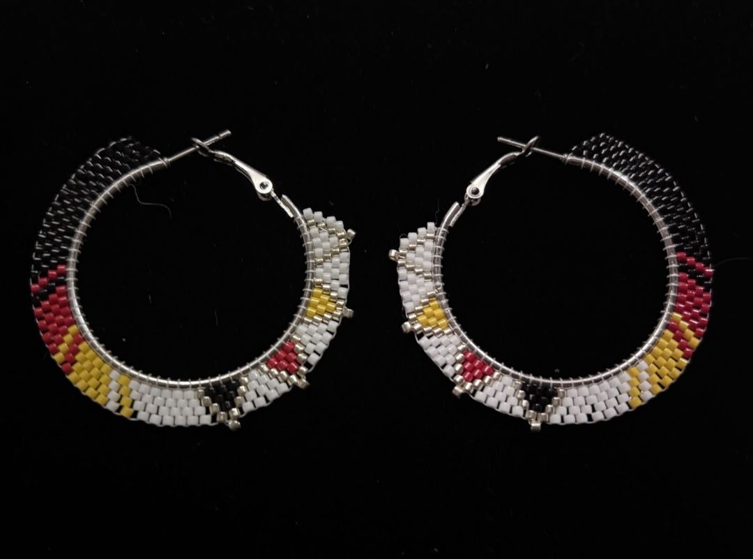Karen Risbey - Medicine Wheel Hoop Earrings – Leighton Art Centre ...