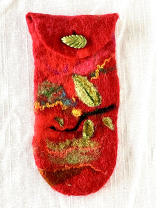 Kathryn Sherman - Glasses Pouch Red Branch
