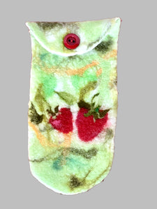 Kathryn Sherman - Glasses Pouch Strawberries