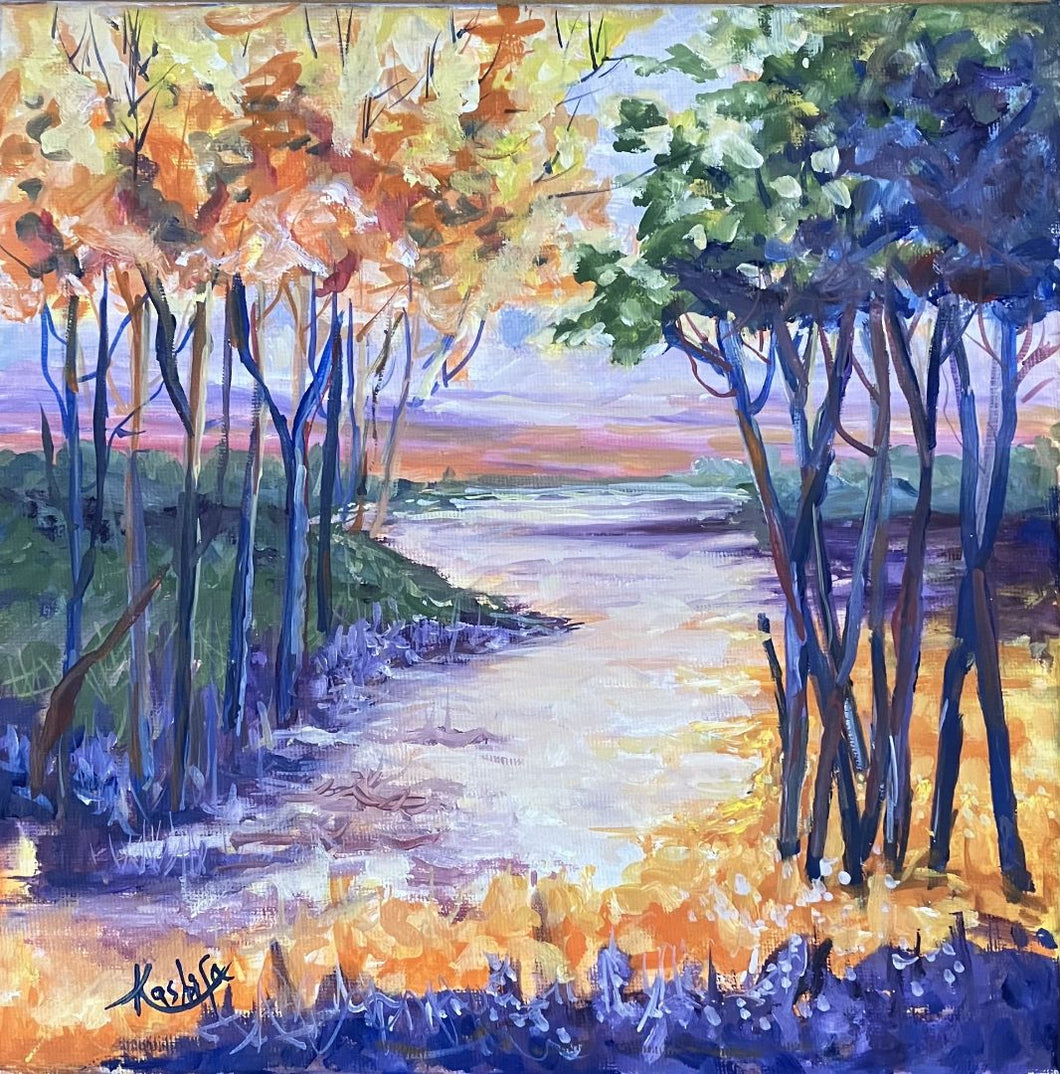 Kashifa Sohail - Trees Reflection