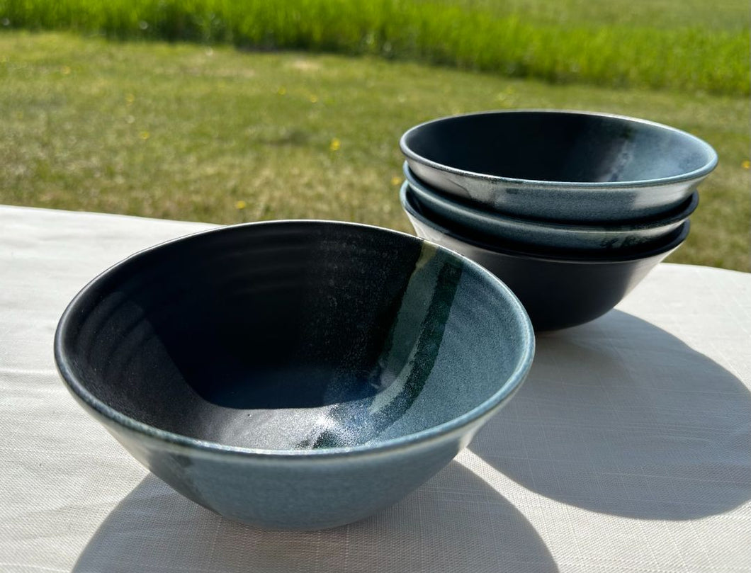 Elan Muir - Soup Bowl Landscape Black/Slate Blue