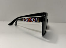Load image into Gallery viewer, Summer Supernant - Purple, Orange, and White Beaded Sunglasses

