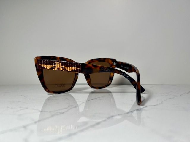 Summer Supernant - Golden Eagle Beaded Sunglasses