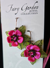 Load image into Gallery viewer, Valerie Unruh - Earrings Crystal Drop PKRD
