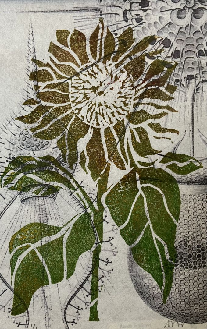 Arlene Westen - Framed Sunflower